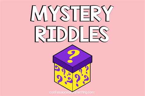 60 Mystery Riddles To Solve