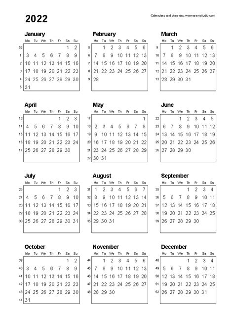 5 Day Week Printable Calendars 2021 - Template Calendar Design