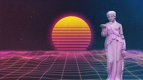 vaporwave, classical, classical art HD Wallpaper