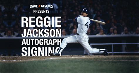 Reggie Jackson Autograph Signing – Dave and Adam's Store