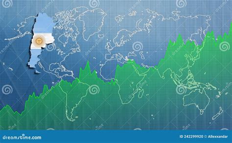 Map of Argentina, Financial Success Stock Illustration - Illustration ...