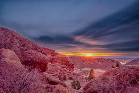 Sunrise at Red Rocks | Red Rocks Park, Colorado | Michael Levine-Clark ...