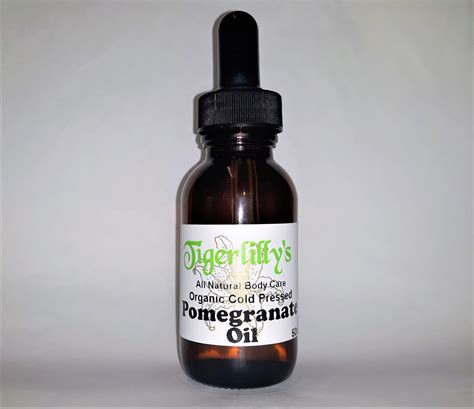 Pomegranate Oil - Organic Cold Pressed - Tigerlilly's - Natural Skin ...