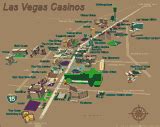 Map of Las Vegas Strip