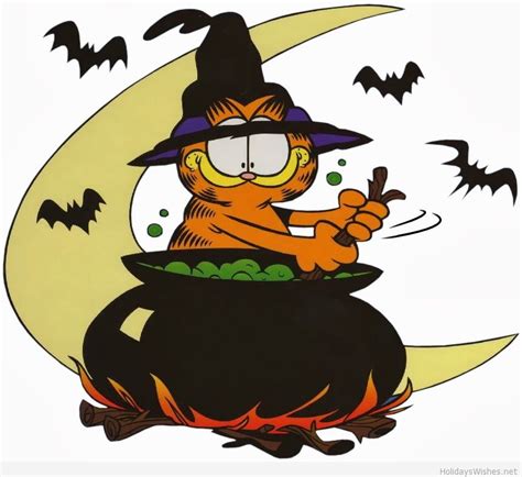 Halloween Black Cat Cartoon - Cliparts.co