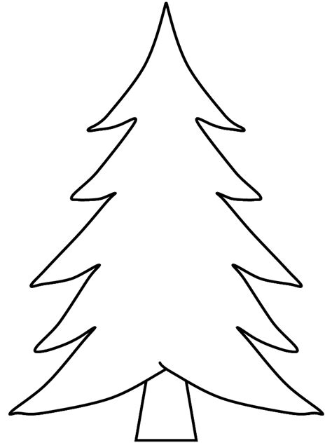 Christmas Tree Line Drawing - Cliparts.co