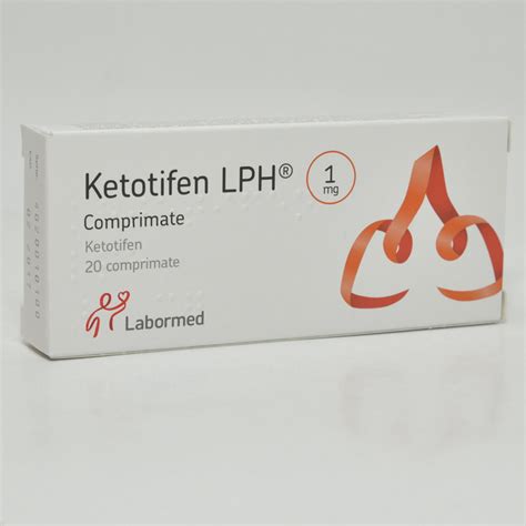 Ketotifen 1mg, 20 comprimate LBM | Catena.ro