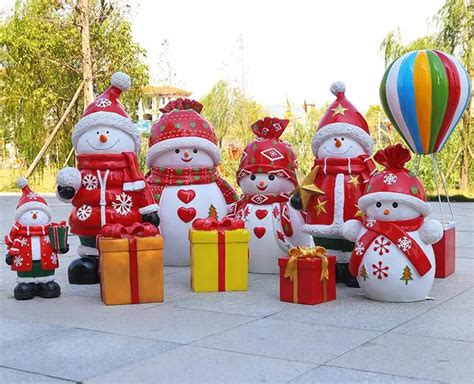 2023 Funny Giant Christmas Ornaments Fiberglass Santa Claus Figurine ...