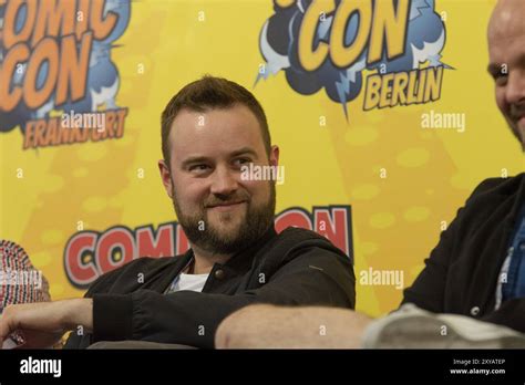 FRANKFURT, GERMANY, MAY 6th 2018: Manuel Straube (*1984, voice actor ...