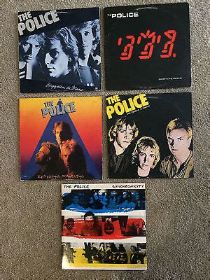 popsike.com - The Police Albums (5 Assorted) 12" Vinyl - auction details