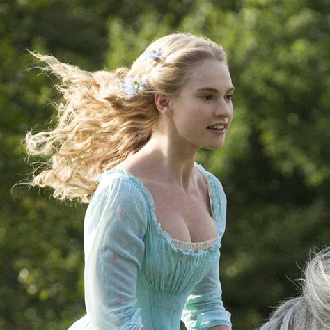 First Look at Lily James in Disney's 'Cinderella' | CBR