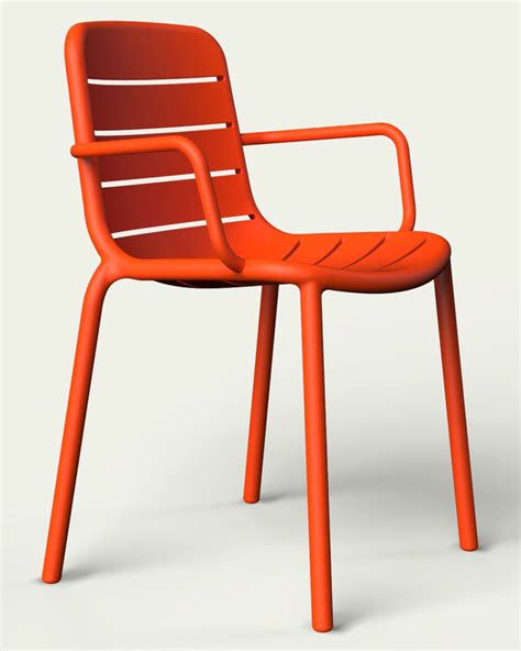 Gina Indoor / Outdoor Plastic Stacking Armchair