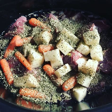 Slow Cooker Red Wine Lamb Stew | Jessica Cording Nutrition