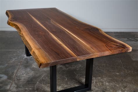 Walnut Live Edge Table, 95" - City Trees Furniture