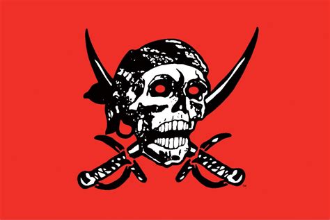 Pirate Skull Red Eyes Festival Flag - VanPimps