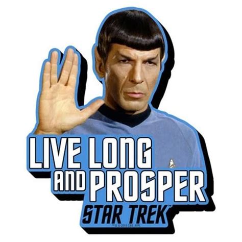 Star Trek Spock Live Long and Prosper Magnet | Drift Phase