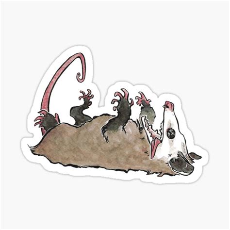 "Awesome Possum | Ughpossum" Sticker for Sale by FancySilverFish | Redbubble