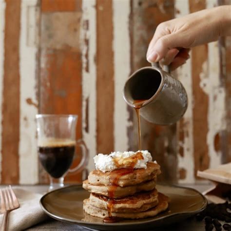 Mouthwatering Coffee Pancakes With Espresso and Vanilla Cream Whip - Fresh Mommy Blog