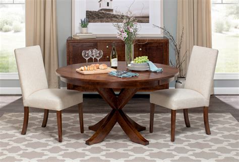 Boston Round Extension Dining Table | Handmade Wood Table