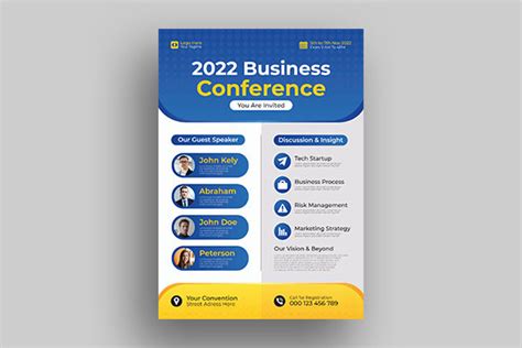 Corporate Business Event Flyer Template Graphic by amranhossain8554 ...