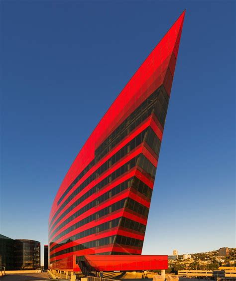 Pacific Design Center, Red Building | Futuristic architecture, Famous buildings, Building design