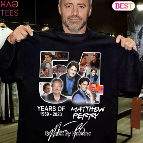 HOT Matthew Perry Thank You For The Memories 1969-2023 Shirt