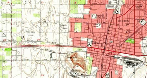 Historic Highway 99 Association of California - colton-map-1953