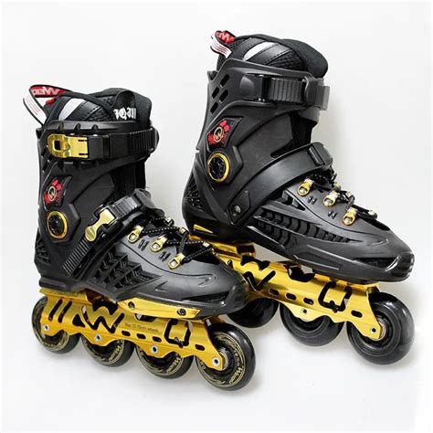 Luxury Inline Skate Adult's Roller Skate Sneakers Quad Wheels Inline ...