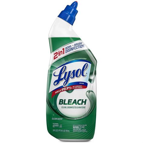 Lysol Bleach Toilet Bowl Cleaner - Zerbee