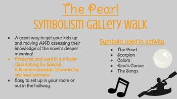 The Pearl Symbolism Gallery Walk w/ Written Response | TpT