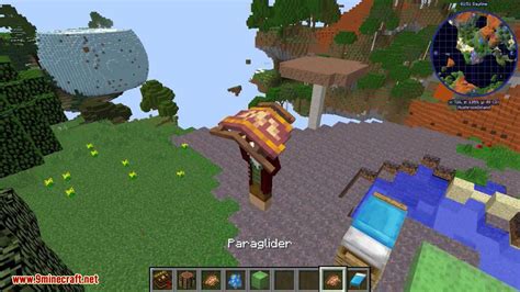 Paragliders Mod (1.20.1, 1.19.3) - Advanced Evolutionary Aircraft - 9Minecraft.Net