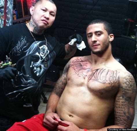 Colin Kaepernick's Tattoo Artist, Nes Andrion, Explains Star ...