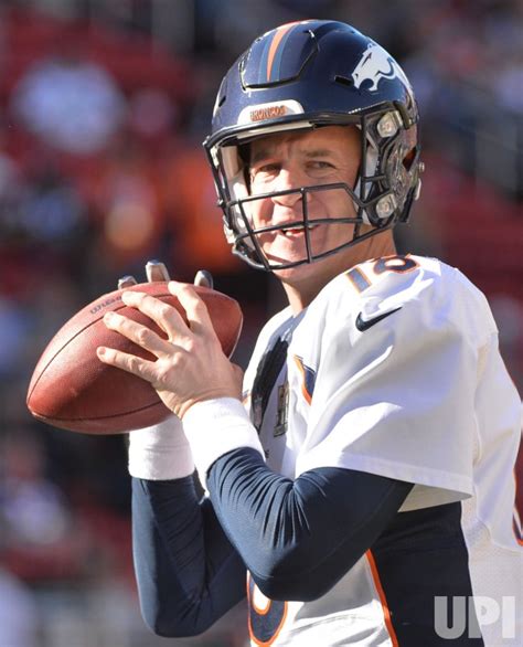 Photo: Denver Broncos quarterback Peyton Manning warms at Super Bowl 50 - SBP20160207019 - UPI.com