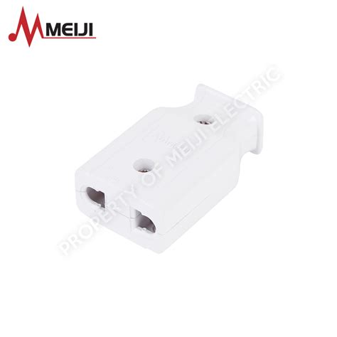 Meiji Electrical Plug Flat pin Rewire-able [Female] MCS-0502 - Meiji ...