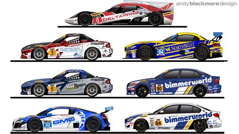 Livery: An overview of art for the 2015 Rolex24 - Andy Blackmore Design