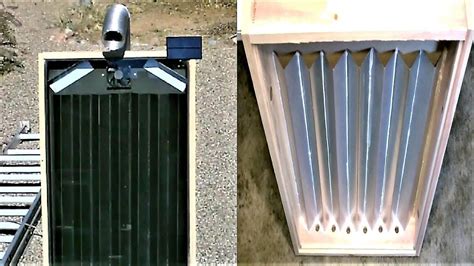 DIY Solar Air Heater! - The Steel Slat “Drip-Edge” Solar Heater! - New ...