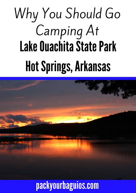 Why You Should Go Camping at Lake Ouachita State Park