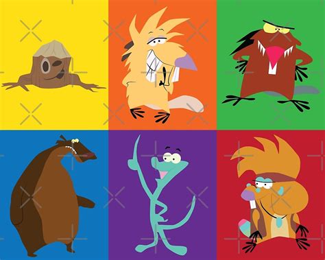 "angry beavers characters" by ehaverstick | Redbubble