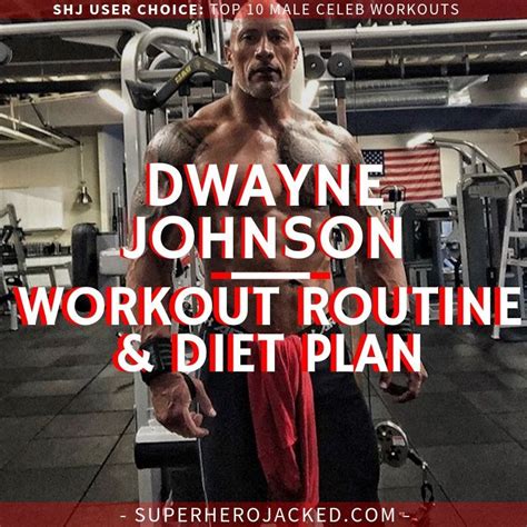 Dwayne Johnson Workout Routine and Diet Plan: Train like The Rock | The ...