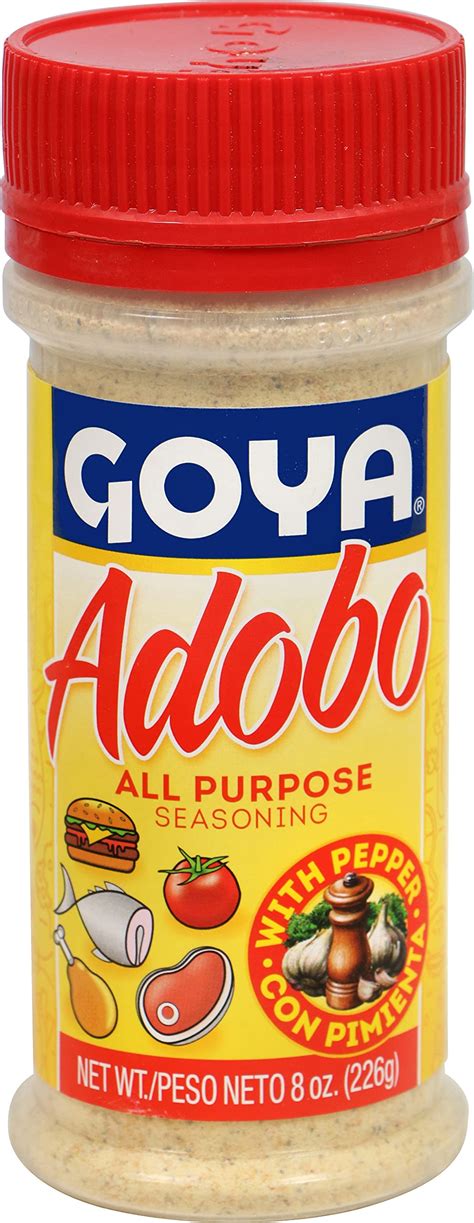 Buy Goya Adobo, All Purpose Seasoning With Pepper, 8 Oz Online at ...