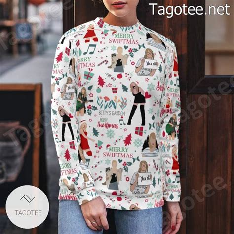 Taylor Swift Merry Swiftmas Ugly Christmas Sweater - Tagotee