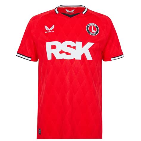 Castore | Charlton Athletic Home Shirt 22/23 | Red | SportsDirect.com