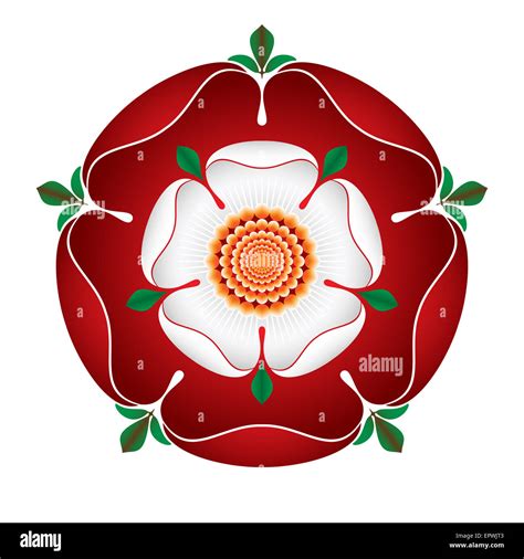 Tudor Dynasty Rose – shaded illustration – English Symbol Red rose ...