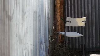 Chair in a Corner | This plastic white chair seems to be und… | Flickr