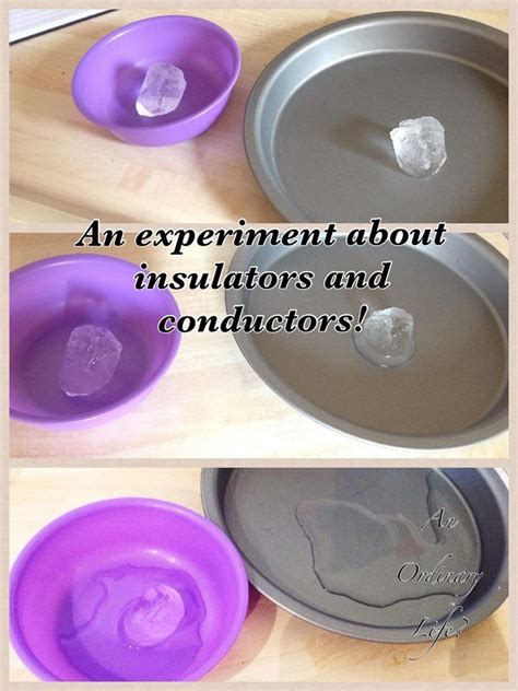 an experiment about insulators and conductors is shown in three ...