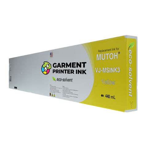 Eco Solvent Ink For MUTOH VJ-MSINK3 440 ml | Garment Printer Ink