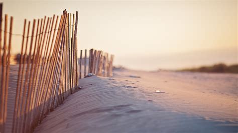 beach, Sand, Fence Wallpapers HD / Desktop and Mobile Backgrounds