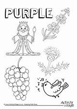 Purple  Color Activities Preschool color Worksheets sketch template