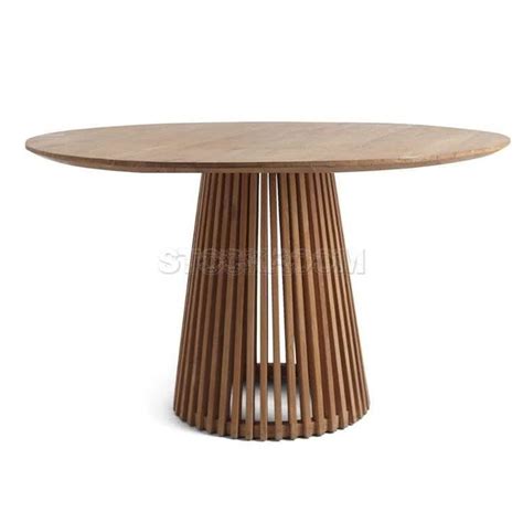 Rossella Style Solid Wood Coffee Table | Circular dining table, Dining ...