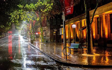 29 Stunning Rainy City Street Wallpaper Free Download | Lumegram